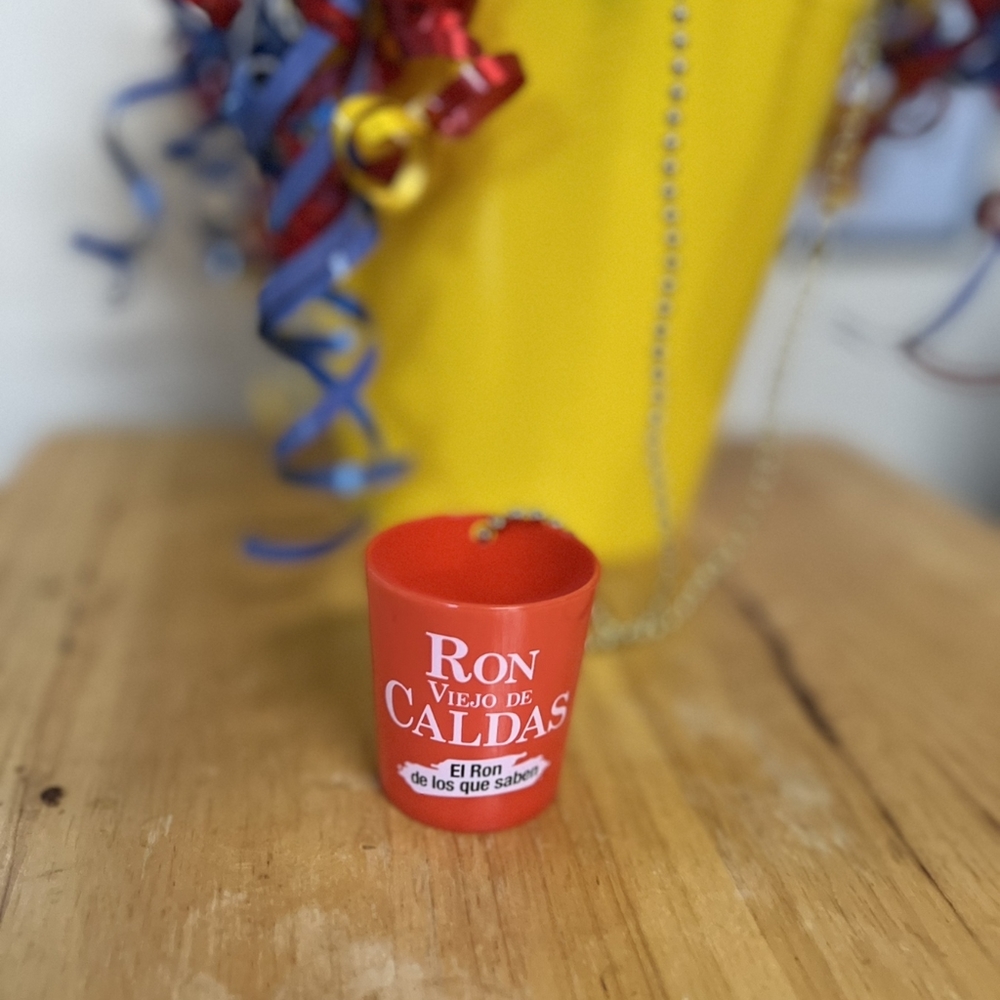 Ron Viejo De Caldas Plastic Party Shotglass